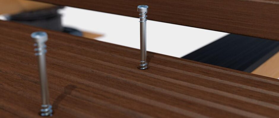 Parafusos Eurotec Terrassotec AG de 5,3 × 60 mm para decks