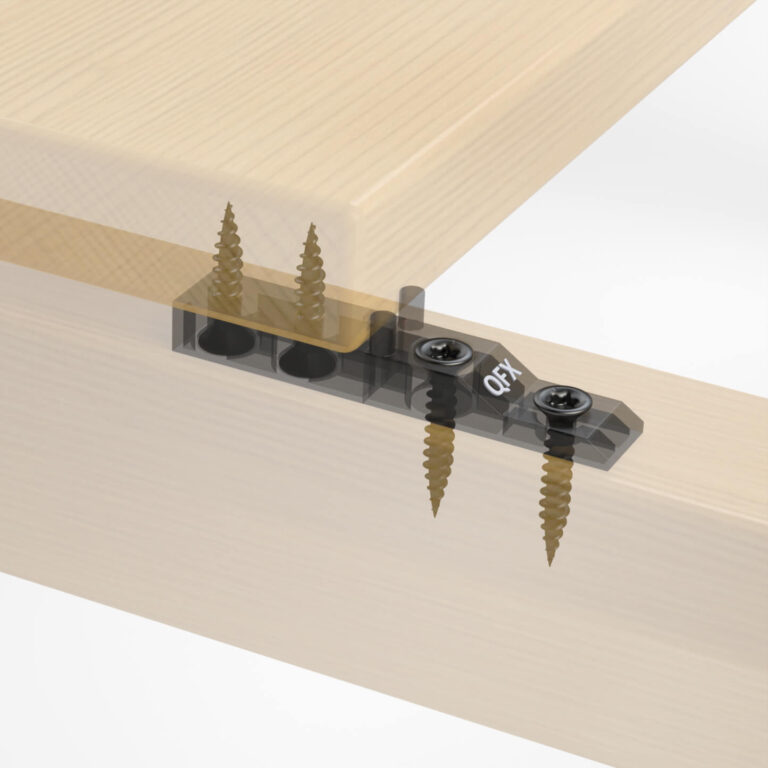 QUADRO CLIP para fixação oculta de réguas de deck