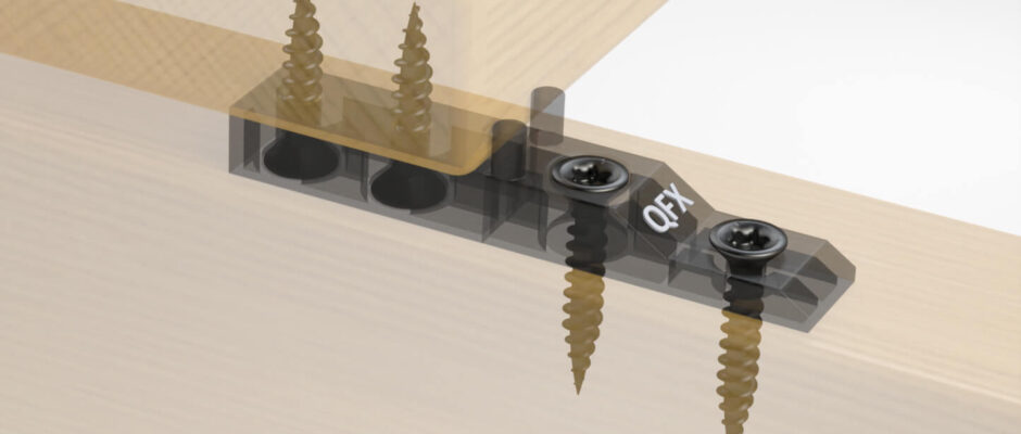 QUADRO CLIP para fixação oculta de réguas de deck
